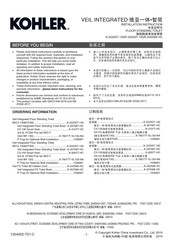 Kohler K-22250T-150 Installation Instructions Manual