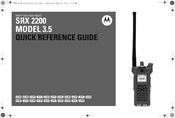 Motorola SRX 2200 3.5 Quick Reference Manual