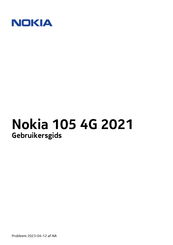 Nokia 105 4G 2021 Manual