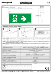 Honeywell MultiLED PRO Combi SET-10 Instructions