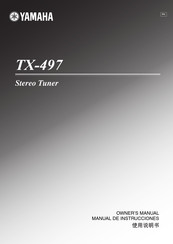 Yamaha TX-497 Owner's Manual