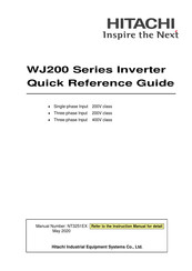 Hitachi WJ200 Series Quick Reference Manual