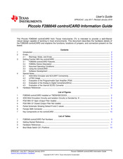 Texas Instruments Piccolo F280049 User Manual