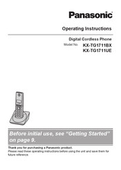 Panasonic KX-TG1711UE Operating Instructions Manual