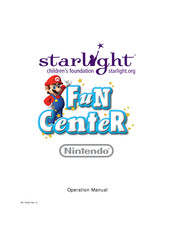 Nintendo Starlight Fun Center Operation Manual