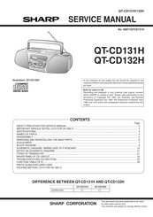 Sharp QT-CD131H Service Manual