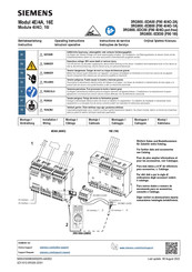 Siemens SIJECT 16i Operating Instructions
