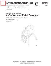 Graco 231826 Instructions-Parts List Manual