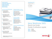 Xerox WorkCentre 3025 Quick Use Manual