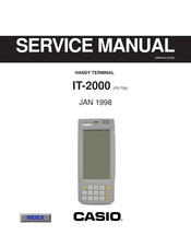 Casio IT-2000 Service Manual