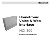 Honeywell HCI 300 Installation And Operating Instructions Manual
