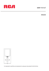 Rca M6608 User Manual