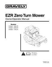 Gravely 1740 ZT Owner's/Operator's Manual
