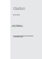 Clarion NX706AU Owner's Manual