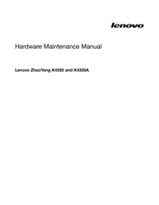 Lenovo ZhaoYang K4350 Hardware Maintenance Manual