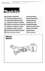 Makita DDA351Z Instruction Manual