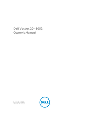 Dell Vostro 20-3052 Owner's Manual