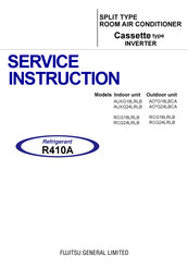 Fujitsu AO G18LBCA Series Service Instruction