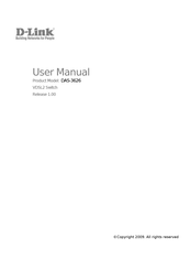 D-Link DAS-3626 User Manual