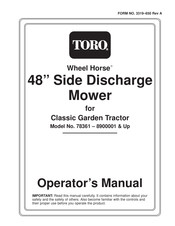 Toro Wheel Horse 78361 Operator's Manual