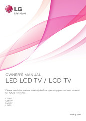 LG CS669 Series Owner's Manual