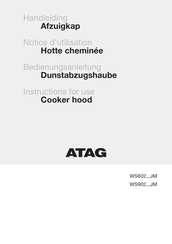 Atag WS602 JM Series Instructions For Use Manual