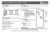 Qolsys IQ SHOCK MINI-S Quick Install Manual