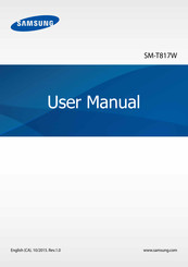 Samsung SM-T817W User Manual