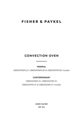 Fisher & Paykel MINIMAL OB60SM16PLB1 User Manual