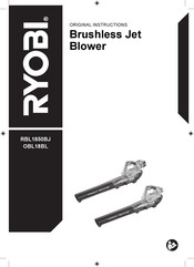 Ryobi RBL1850BJ Original Instructions Manual