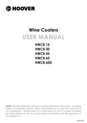 Hoover HWCB 15 User Manual