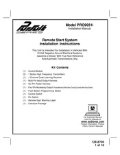 Audiovox Pursuit PRO9051i Installation Manual