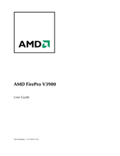 AMD FirePro V3900 User Manual