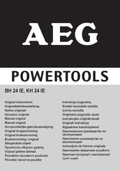 AEG BH 24 IE Original Instructions Manual