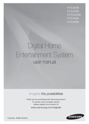 Samsung HT-E450K User Manual
