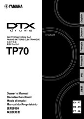 Yamaha DTX TP70 Owner's Manual