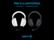 Logitech PRO X 2 LIGHTSPEED Setup Manual