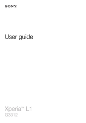 Sony Xperia L1 User Manual