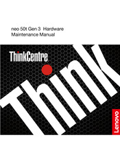 Lenovo ThinkCentre neo 50t Gen 3 Hardware Maintenance Manual