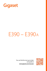 Gigaset E390 A Manual