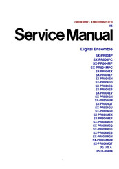 Panasonic SX-PR804GM Service Manual