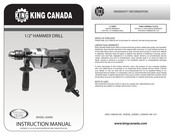 King Canada 8309N Instruction Manual