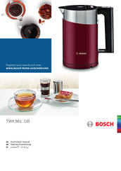 Bosch TWK 861 GB Series Instruction Manual