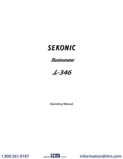 Sekonic i-346 Operating Manual
