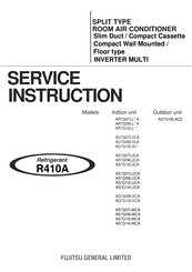 Fujitsu AR*G12LL series Service Instruction