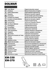 Dolmar EM-330 Original Instruction Manual