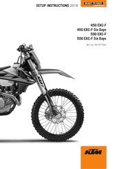KTM 450 EXC-F 2018 Setup Instructions