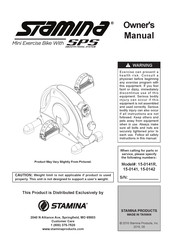 Stamina 15-0141R Owner's Manual