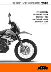 KTM 690 Enduro R USA 2010 Setup Instructions