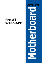 Asus Pro WS W480-ACE Manual